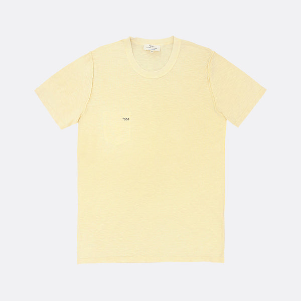 T-shirt Rib Lime Yellow